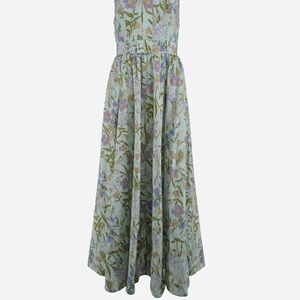 Pants Store Floral Maxi Dress in Mint Green and Lavender